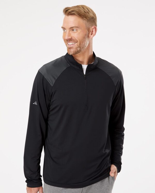 Men's Ultimate365 Lightweight Shoulder Stripe Quarter-Zip Pullover
