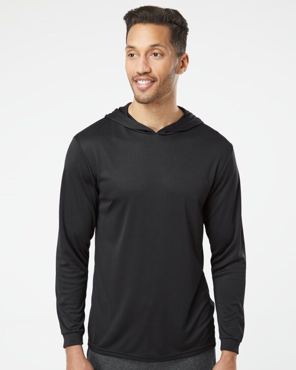 Unisex Bahama Performance Hooded Long Sleeve T-Shirt