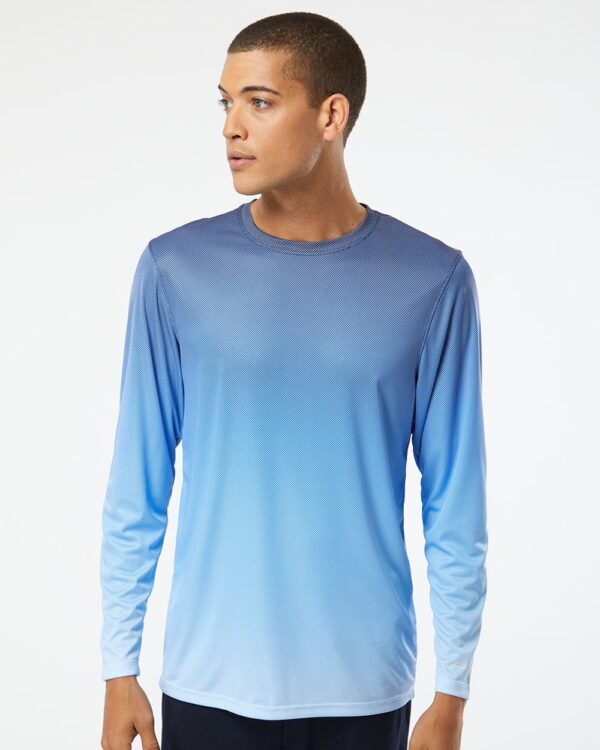 Unisex Barbados Performance Pin Dot Long Sleeve T-Shirt