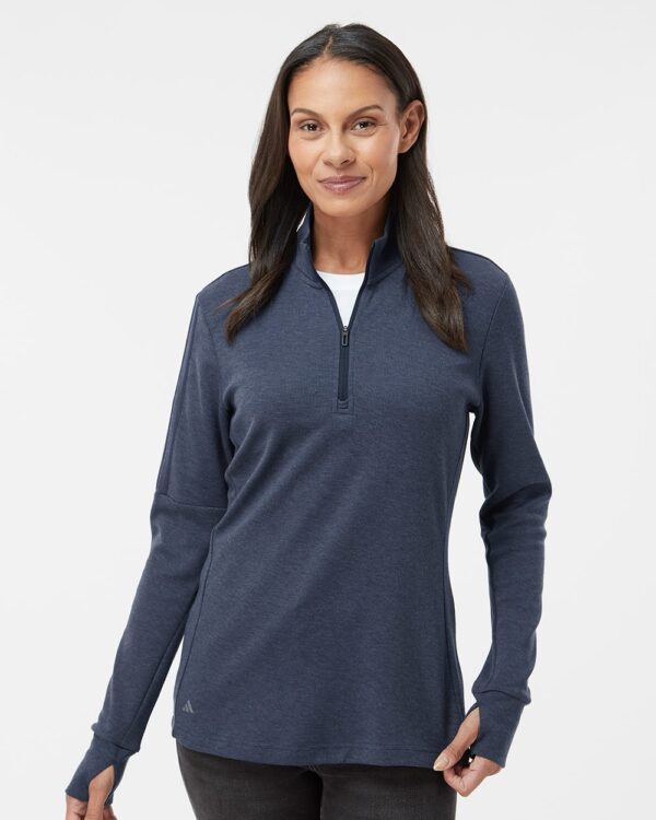 Women's 3-Stripes Quarter-Zip Sweater Pullover