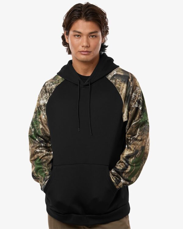 Unisex Realtree® Performance Colorblocked Hooded Sweatshirt