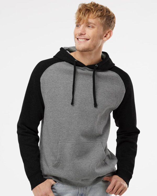 Unisex Raglan Hooded Sweatshirt