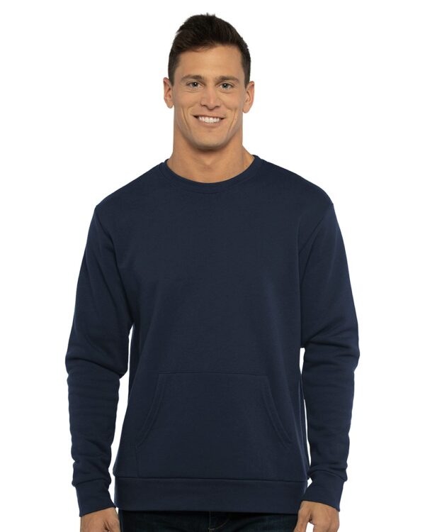 Unisex Santa Barbara Pocket Crewneck Sweatshirt